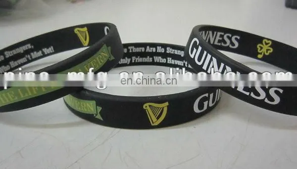 Cheap/printed Silicone Wristband
