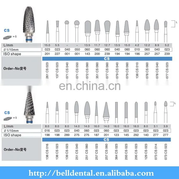 High Quality Dental Carbide Burs Tungsten Bur photo-3