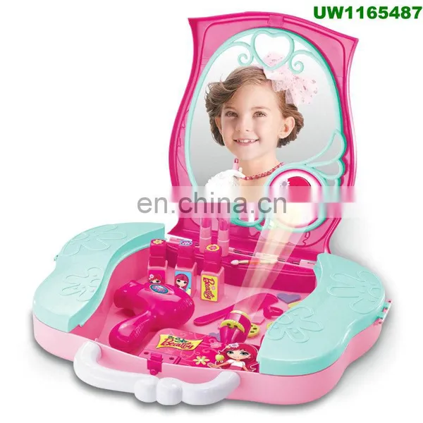 Role Play Jewelry Kit for Girls Toy Set Princess Suitcase Gift for Kids Children 3 Years Old photo-2