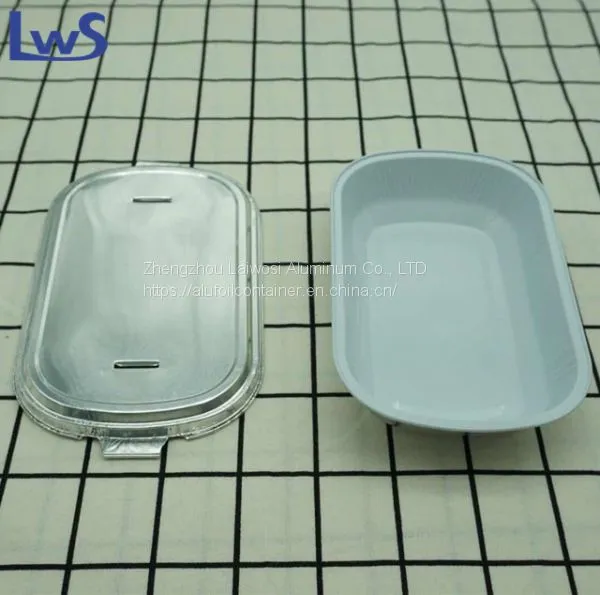 Wholesale High Quality Airline Food Packaging Disposable Smooth Wall Aluminum Foil Container photo-3