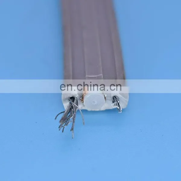 Flexible Flat Cable 0.75mm Travelling Coaxial Cable Elevator With Steel photo-4