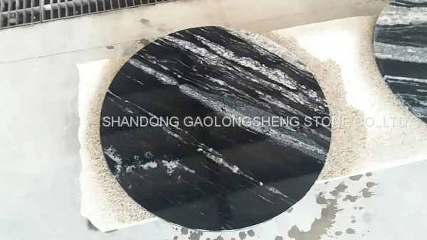 Black Landscape Granite,Royal Ballet,Negro Santiago Granite,black Waves Granite,black Granite Wall Pavings photo-2