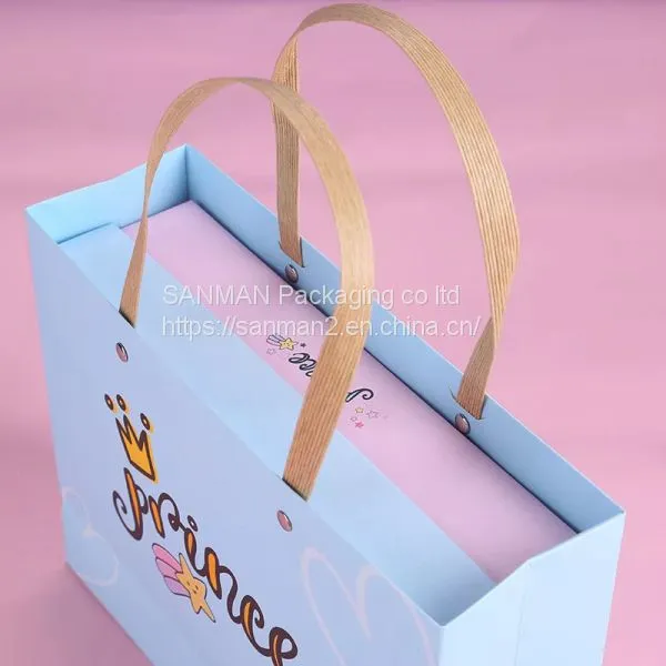 Custom Logo Paper Gift Packaging Bag