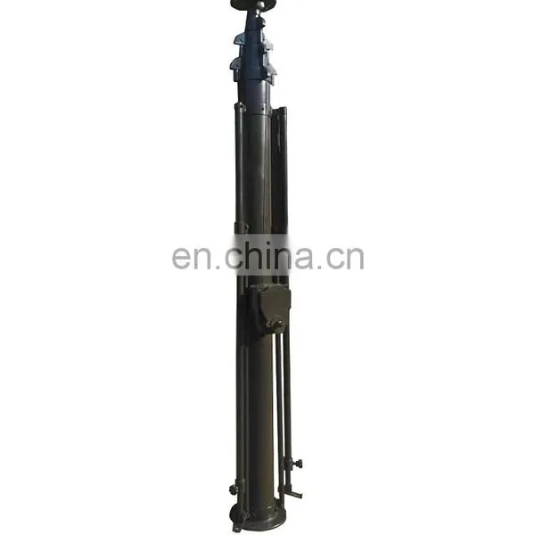 6m Steel Tripod Manual Telescopic Mast for CCTV Camera photo-2