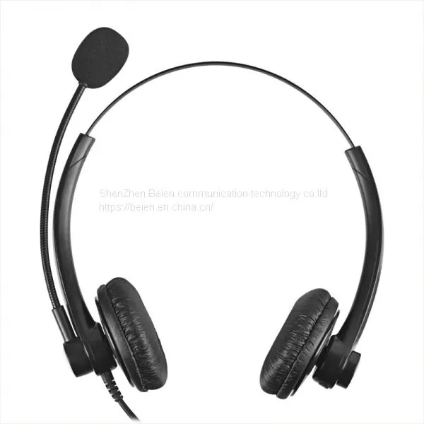 China Beien T12 RJ-USB Telephone Call Center Headset Noise-cancelling Headset Customer Service photo-3