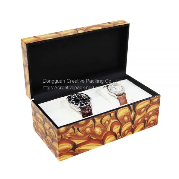 Collection Classical Mix Color Watch Case Storage Display Box Watch Storage Display Box photo-4