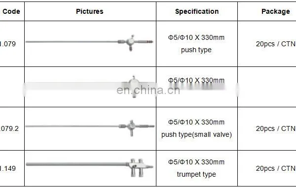 Suction Irrigation With Push Type Laparoscopic Instruments Suction Irrigation Pump With Diam 5mm 10mm photo-6