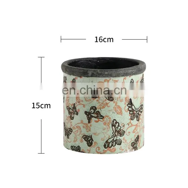 Cheap Price Variou Size Indoor Decoration Green Plants Planters Butterfly Relief White Small Ceramic Flower Plant Pots photo-4