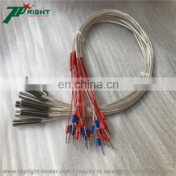 High Quality Products Thermocouple Element in Pt100 Type Temperature Sensor in Probe and Spring Lead photo-5
