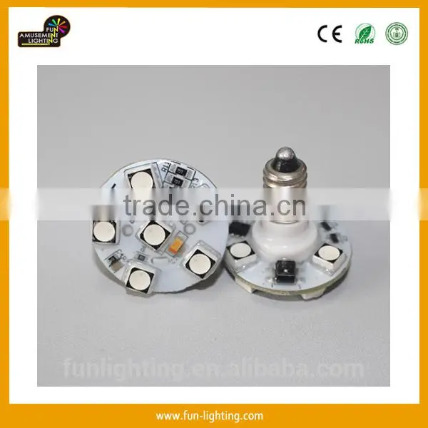 Chairs Ride 9 LEDs 28mm E10 RGB Changing Color Sequence Group RGB Auto Running Ac24v Auto Led Amusement Light photo-2