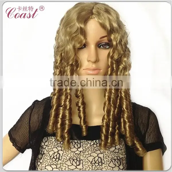 Middle Parting Synthetic Wigs Curly photo-3
