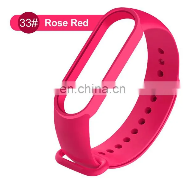 M5 Factory Wholesale Silicone Watch Strap Band For mi 5 6 Fit For Smart Watch Mi Band Strap Silicone For Mi Band 6 photo-3