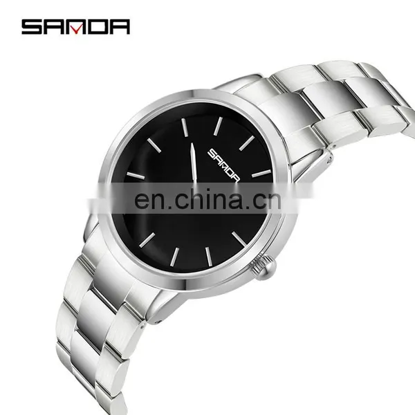 SANDA P1051 Private Label Ladies Quartz Wristwatch Custom Logo Simple Stylish Waterproof Oem Luxury Watches Women photo-3
