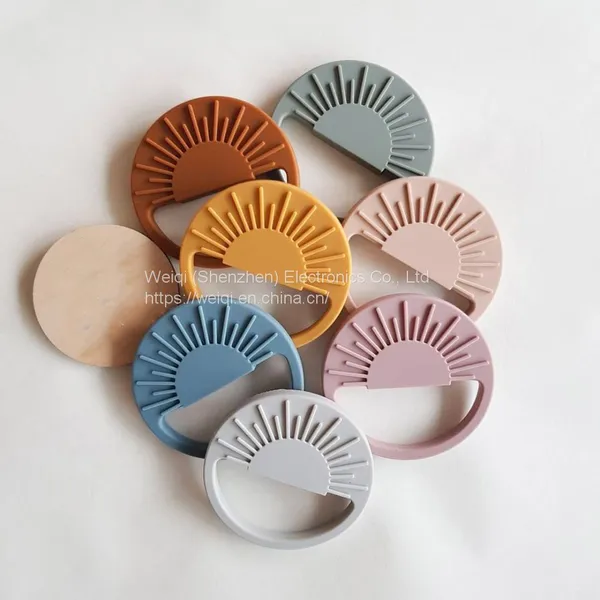 Sun Shape Baby Teether Silicone Toys photo-3