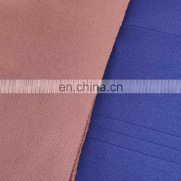 Chinese Factory Price Hot Selling Stripe Fabrics Ribbed Knitting Rib Cuff photo-3
