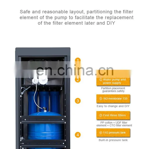 Big Flow Gallon Compact RO Reverse Osmosis Water Filter System Water Alkaline Purifier photo-4