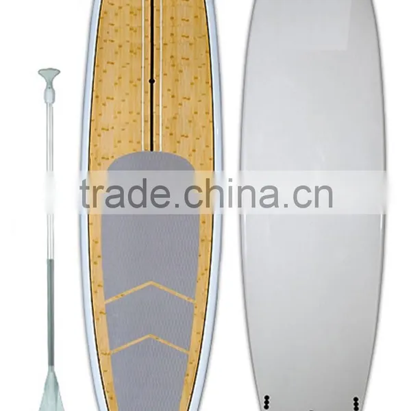 Epoxy Fibergalss Bamboo Sup Paddle Board With Eps Foam Core photo-6