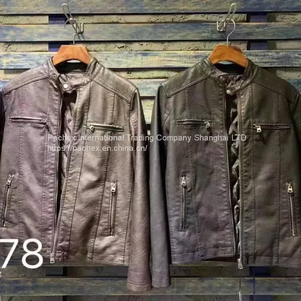 Men's PU Leather Jacket photo-5