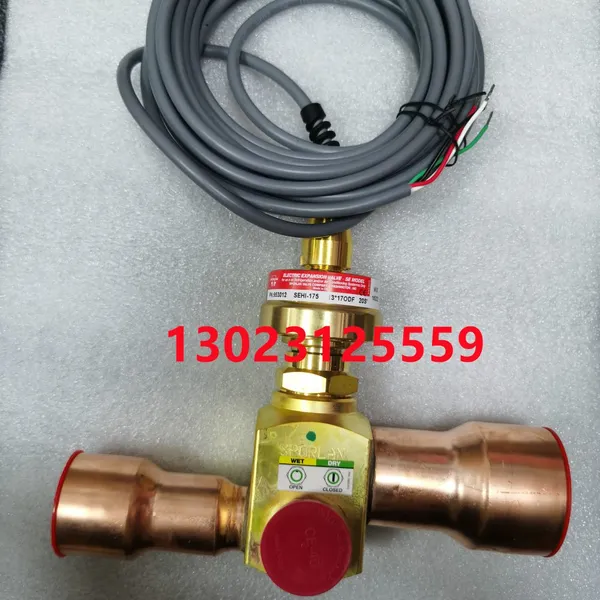 Sporlan SEHI-175-20-S Electronic Expansion Valve Straight Through Welded Junction With Sight Glass