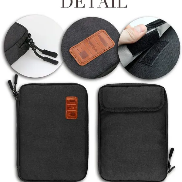 Travel Cable Organizer Bag Double Layer Waterproof Portable Electronic Accessories Organizer photo-4