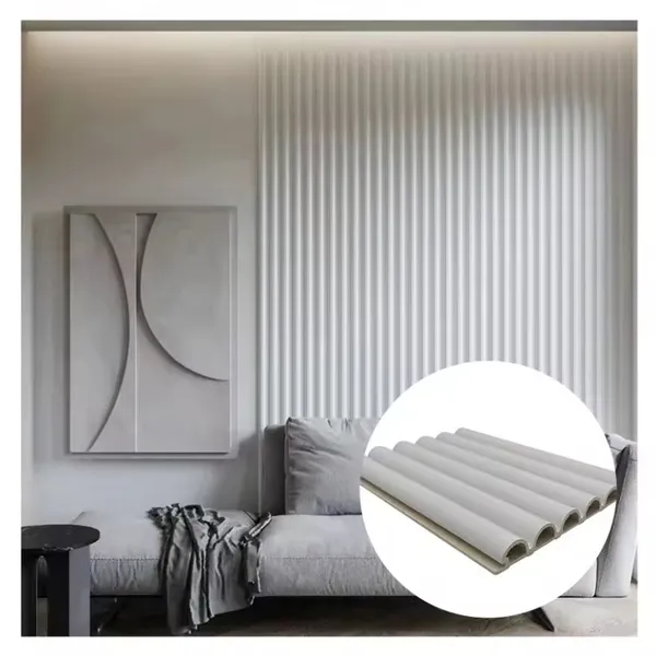 China Factory Direct Supply Louver Wpc Wall Panel Interior Decoration photo-2