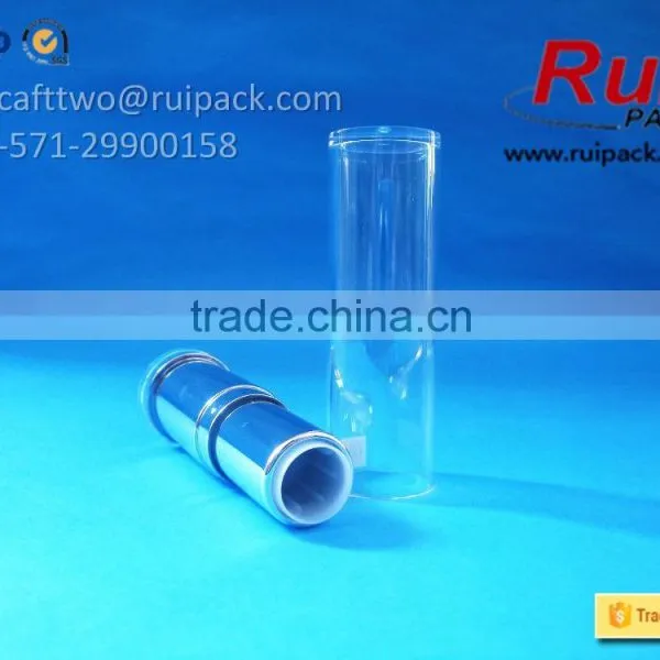 Round Shiny Silver Lipstick Tube With Big Clear Cover, Silver Lip Cream Tube With Large Transparent Cap photo-4