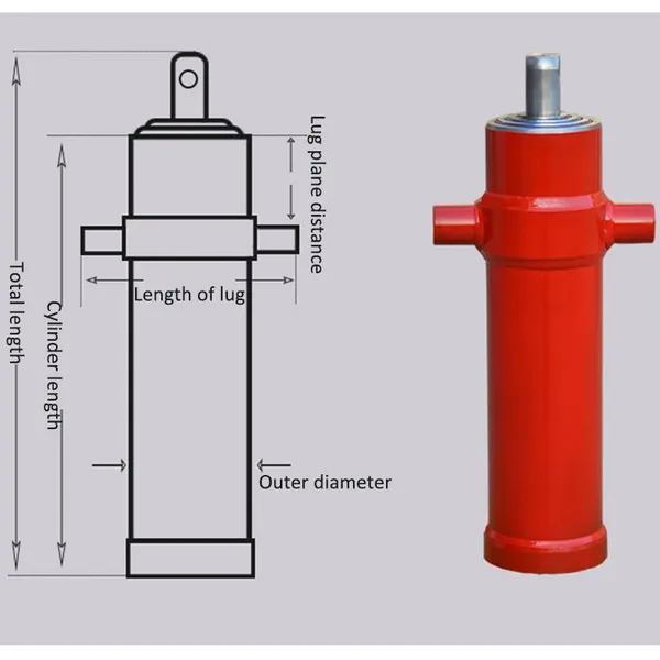 Telescopic Hydraulic Cylinders for Tipper Lifting Single and Double Acting Telescopic Hydraulic Piston Cylinder photo-2