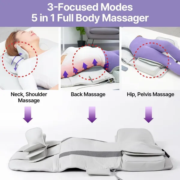 Full Body Massage Mattress Mat With Heat and Vibration MH-A81 photo-4