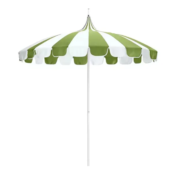 Pagoda Umbrellas Wind-Resistant 2.5M Fiberglass Ribs Beach Umbrellas OEM Wholesale Patio Outdoor Umbrella Customized Colors UPF50+ photo-3