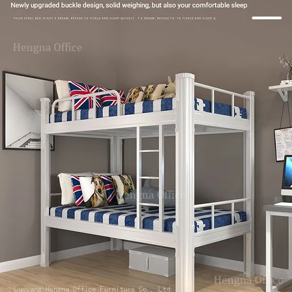 Space-Saving Hostel Bunk Bed | Strong Steel Frame With Anti-Slip Ladder | Heavy Duty Metal Bunk for Youth Hostels & Dormitories photo-3