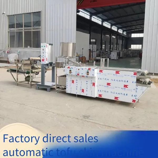 fully automatic commercial tofu skin machine, automatic folding and slurry pouring dried tofu machine, tofu skin processing equipment