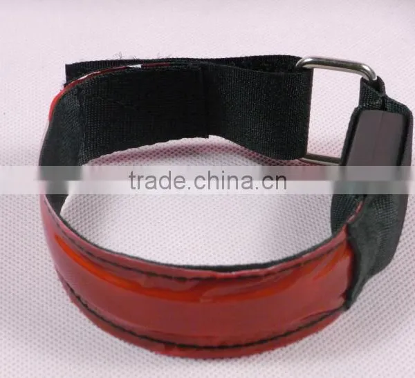 LED Light Flash Safety Arm Band Safety Lights Fiber Arm Bands photo-5
