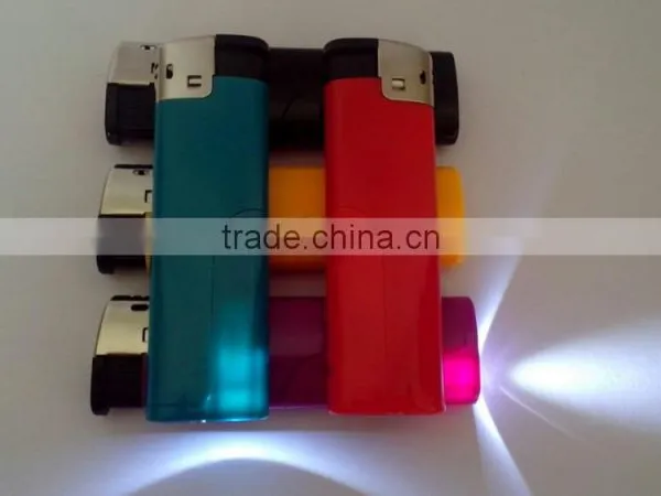 Good Quality Disposable Electronic Cigarette Lighter With Flashlight/LED photo-3