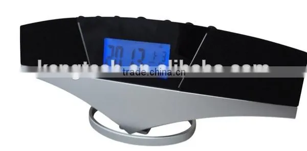 High Quality Stylish Desktop Multimedia Speaker Alarm Clock Radio photo-4