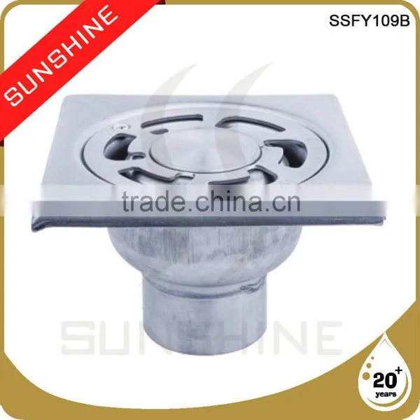 SSFY109B Bathroom and Toilet Square Stainless Steel Channel Drain