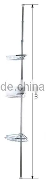 3 tier metal bathroom storage rack