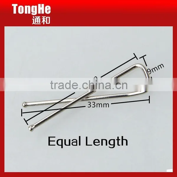 Equal Length Metal Shirt Clip