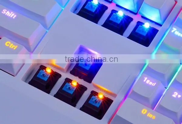 104keys Led Wrist Rest Mechanical Keyboard Cherry mx With N-key Roll Over Design photo-3