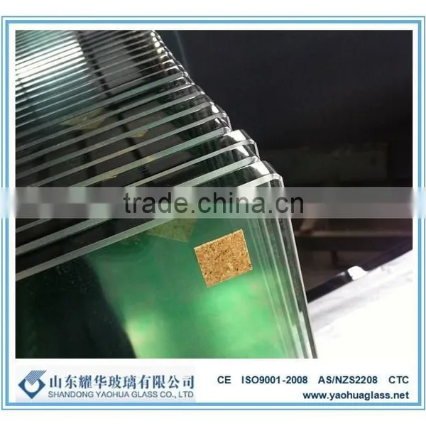 10mm Clear HS Glass Fencing With Water Cutting and Cutout photo-2