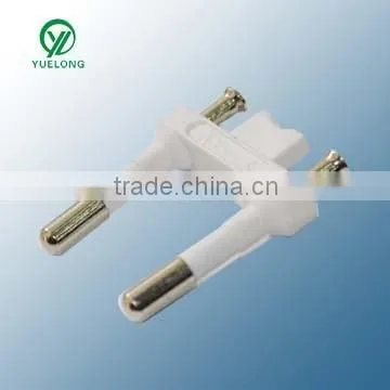 Black and White VDE 2 Round Pin European Plugwith RoHS photo-2
