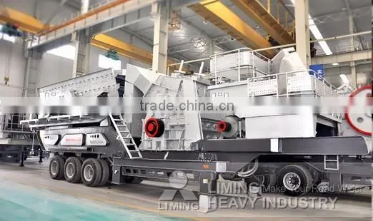 LIMING Small Scale Tire & Crawler Type Ore Mobile Jaw Crusher Quarry Machine photo-3