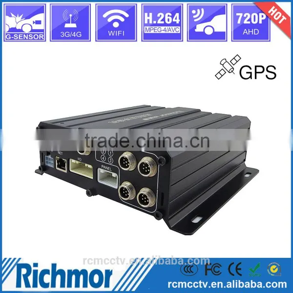 1080P Dual Camera With 8CH HDD Hiden Camera Mobile DVR With GPS Tracking System photo-2