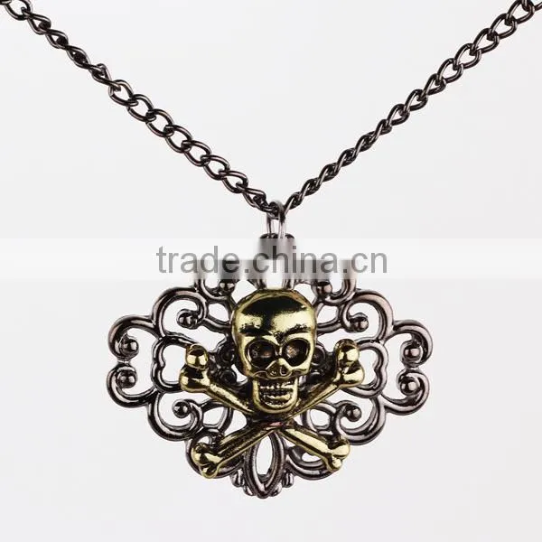 Promotional High Quality Metal Skull Charm Young Student Necklaces photo-2