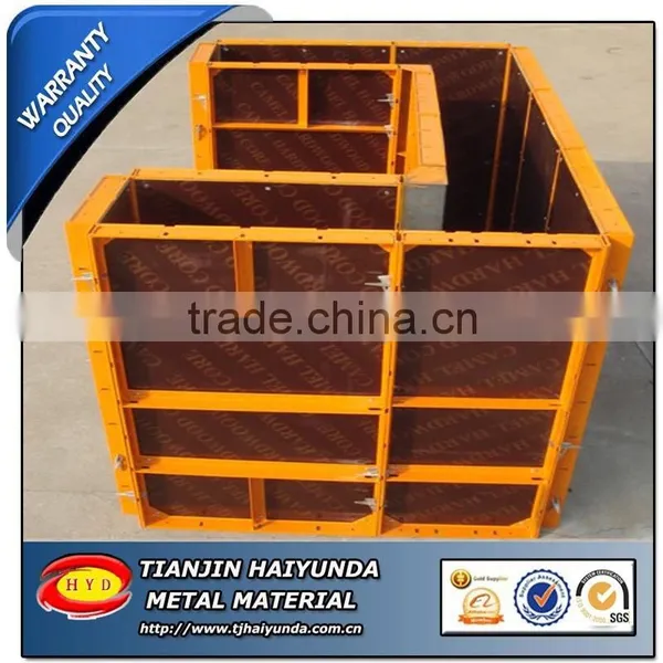 2400x600 Steel Plywood Formwork, 63 System Concrete Wall Formwork , Construction Formwork photo-2