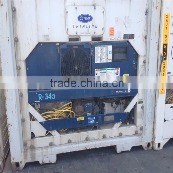 40RH Used Reefer Container With Carrier Refrigerator