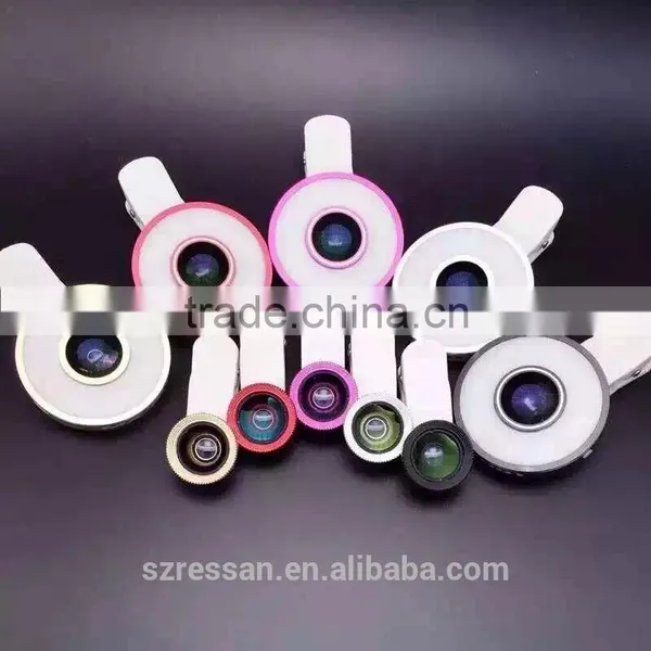 Universal Clip-On Selfie LED Light With Colored Filters And Camera Lens Kit For Smart Phones Tablets photo-5