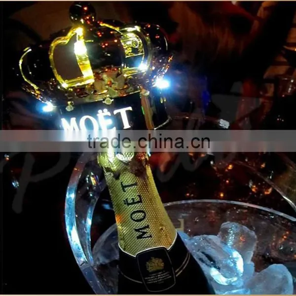 Custom Nightclub Champagne Bottle Led Light Crown Bottle Caps photo-5