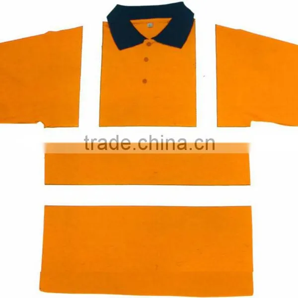 Custom Oversize Mens Polo Shirt Reflective hi Vis Dry Fit Polo