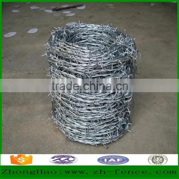 Factory Direct Sale Hot Dipped Galvanized/PVC Coated Barbed Wire Fence photo-3