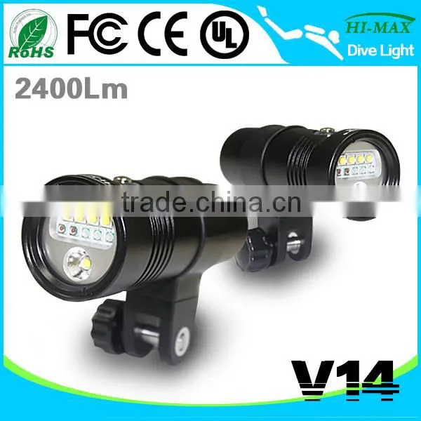 HI-MAX V14 Scuba Diving Led Powerful Dive Torches 2015